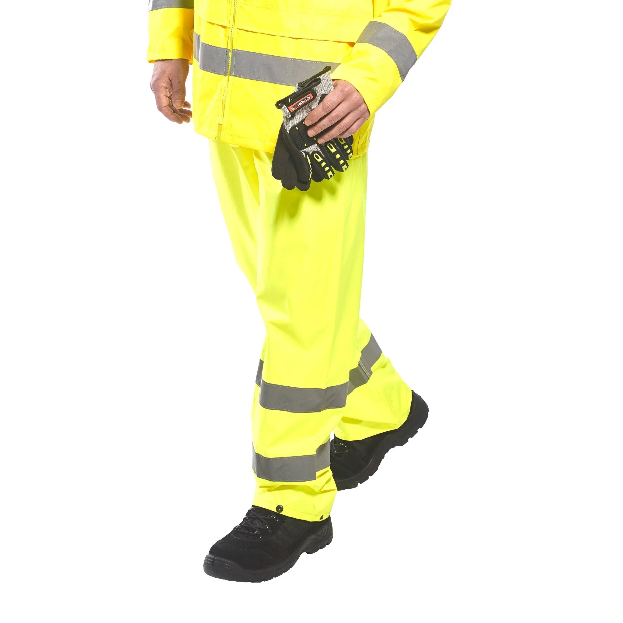 PORTWEST® Hi Vis Waterproof Rain Pants - ANSI Class E - H441