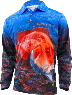 Samaki Red Emperor Junior Fishing Shirts