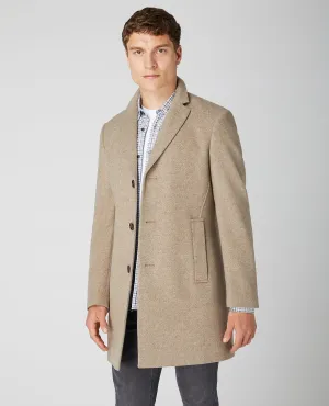 Slim Fit Wool-Rich Tailored Coat