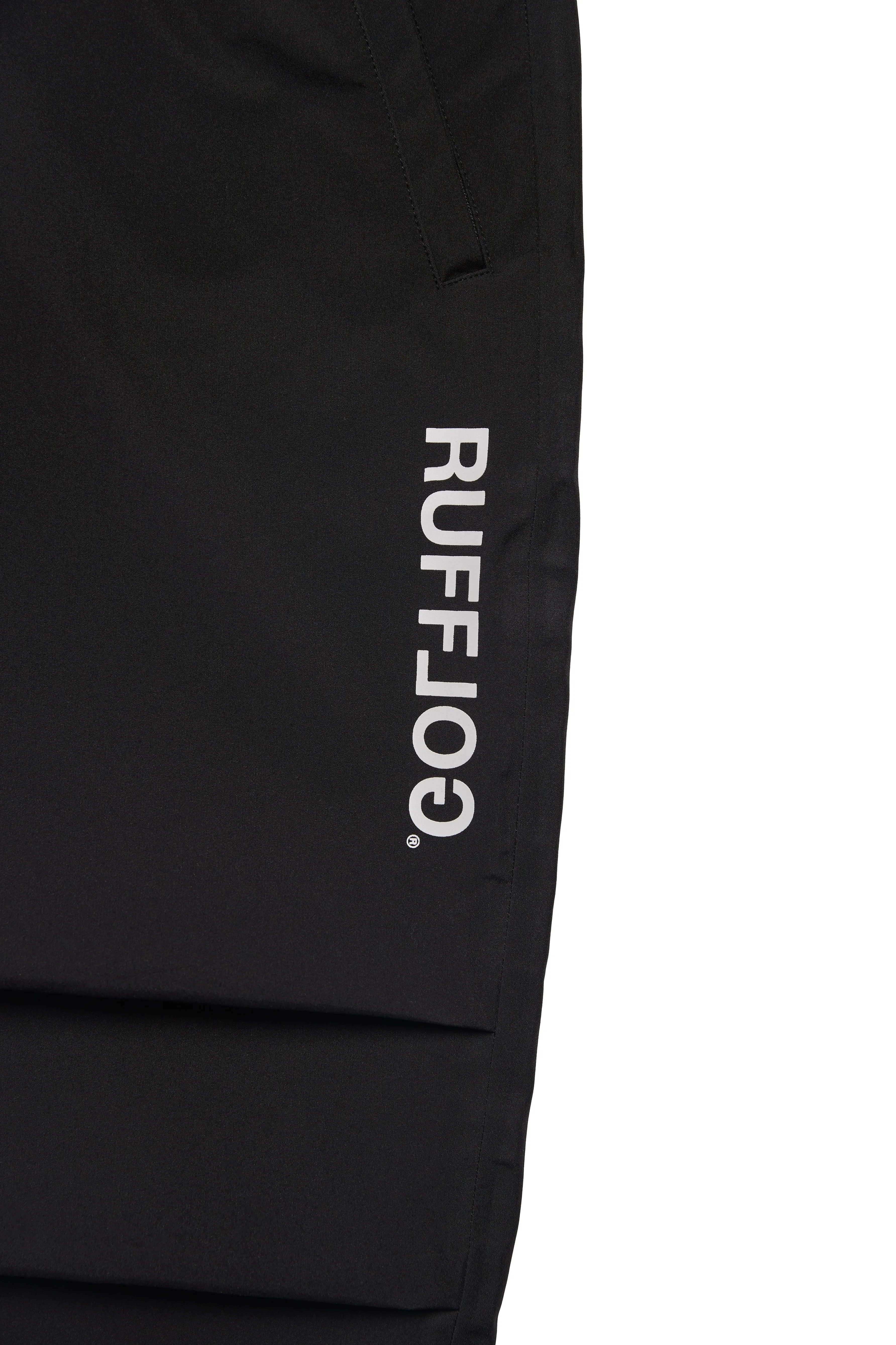 SQUARE LOGO WATERPROOF  PANTS BLACK