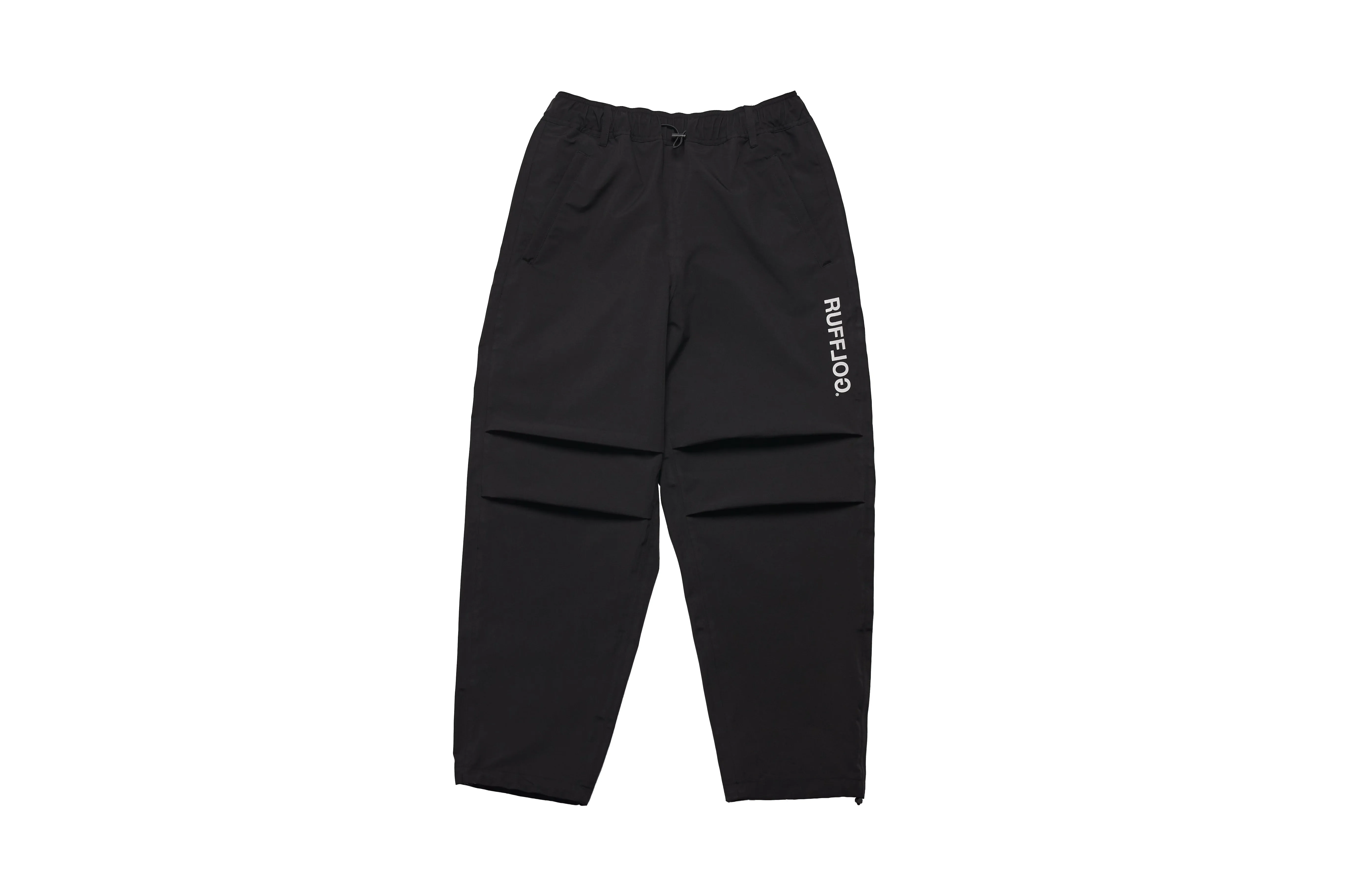 SQUARE LOGO WATERPROOF  PANTS BLACK