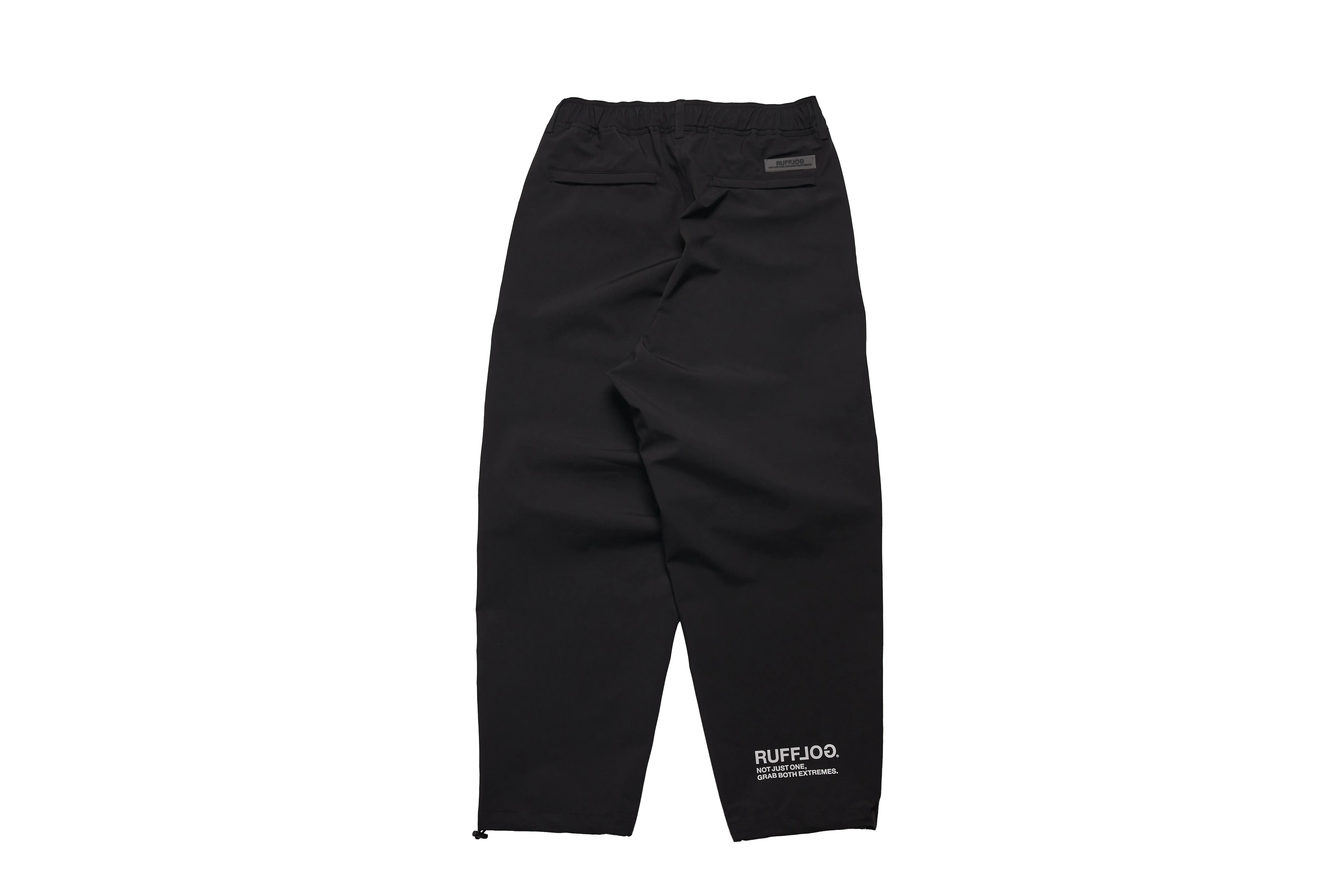 SQUARE LOGO WATERPROOF  PANTS BLACK