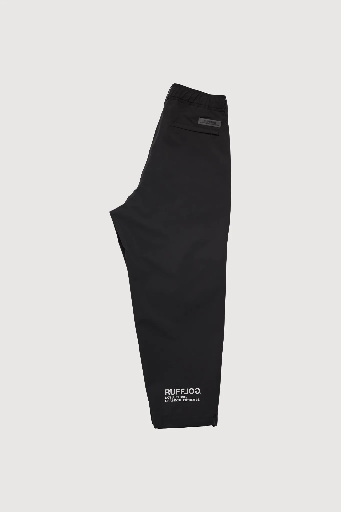 SQUARE LOGO WATERPROOF  PANTS BLACK