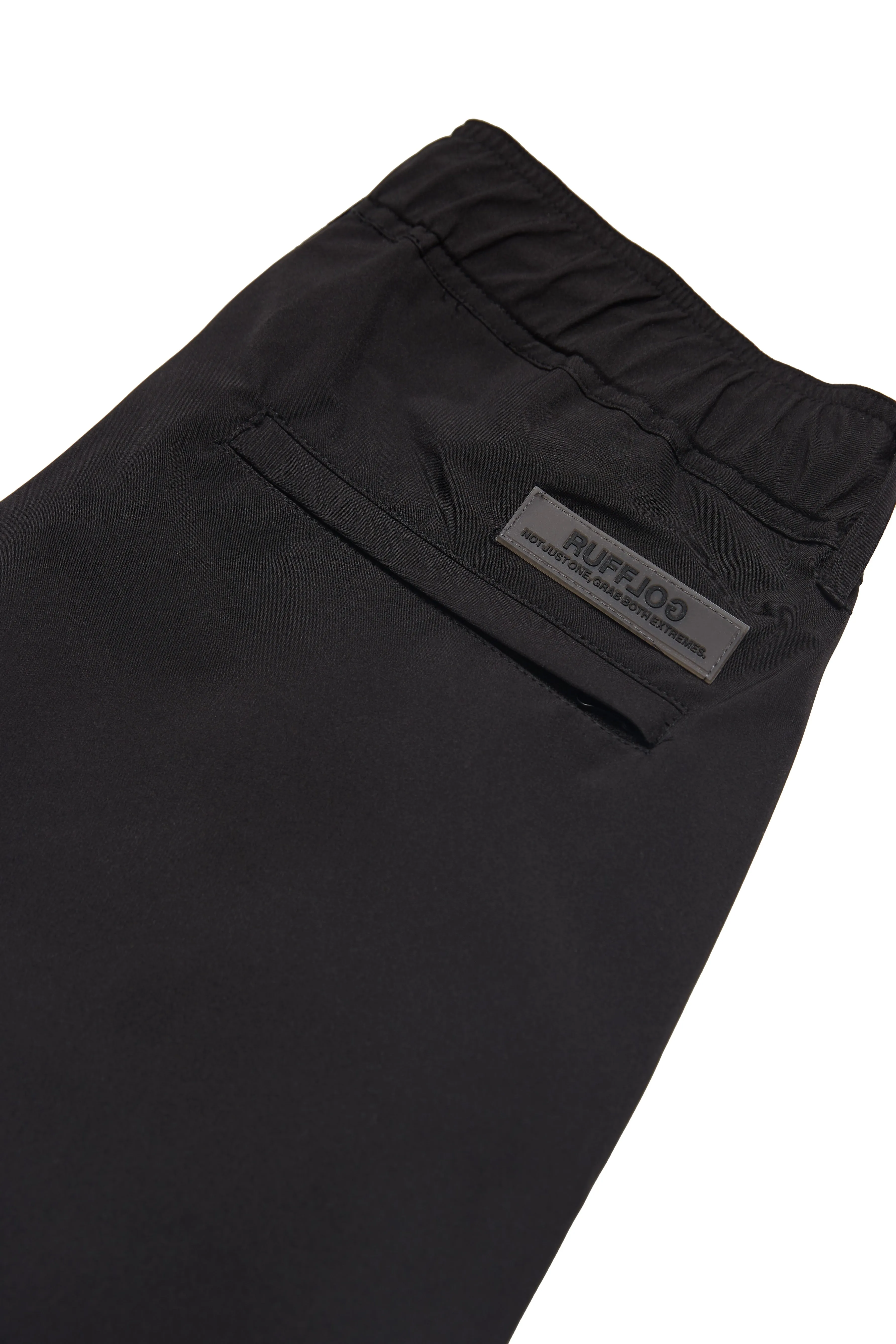 SQUARE LOGO WATERPROOF  PANTS BLACK