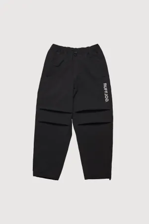 SQUARE LOGO WATERPROOF  PANTS BLACK