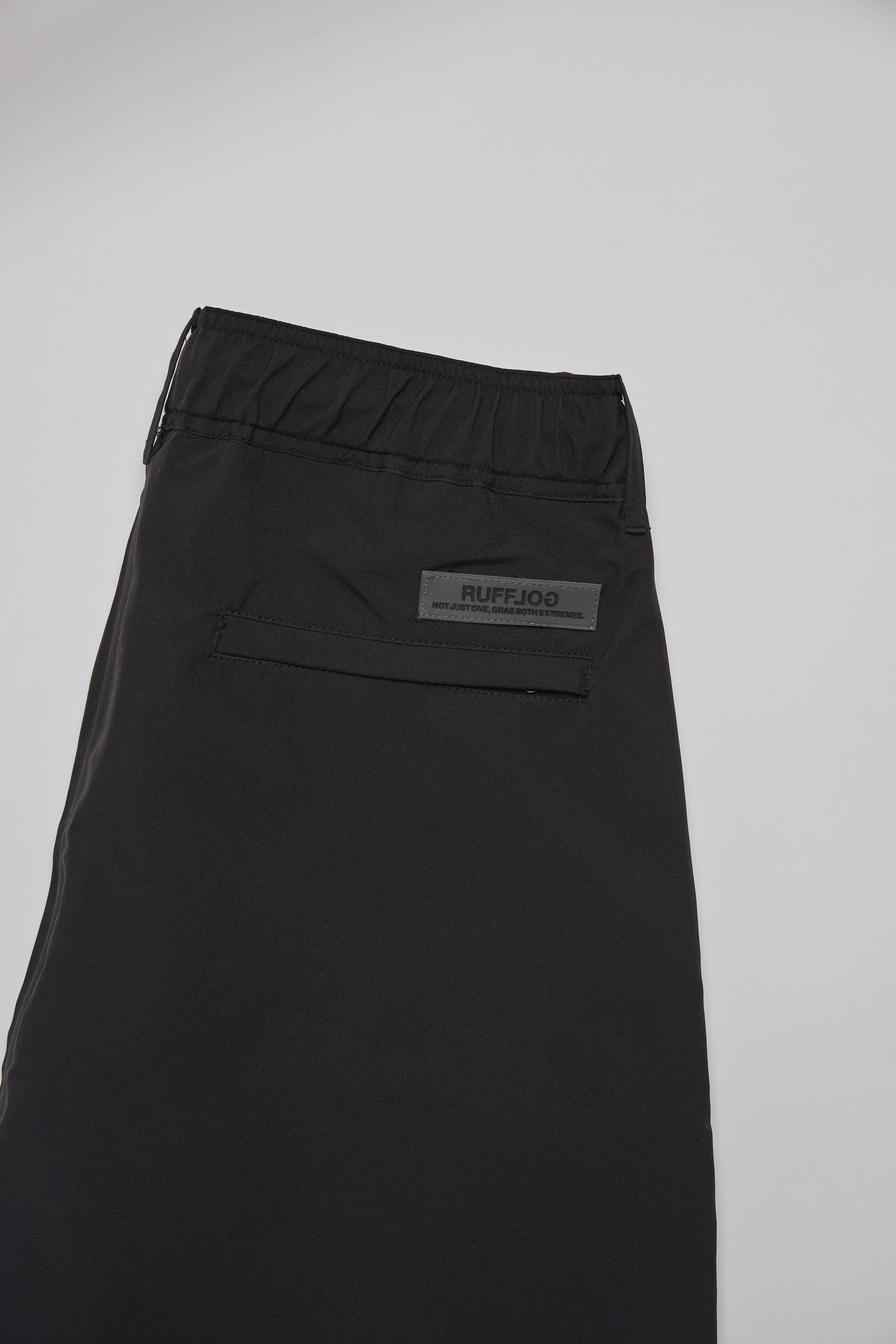 SQUARE LOGO WATERPROOF  PANTS BLACK