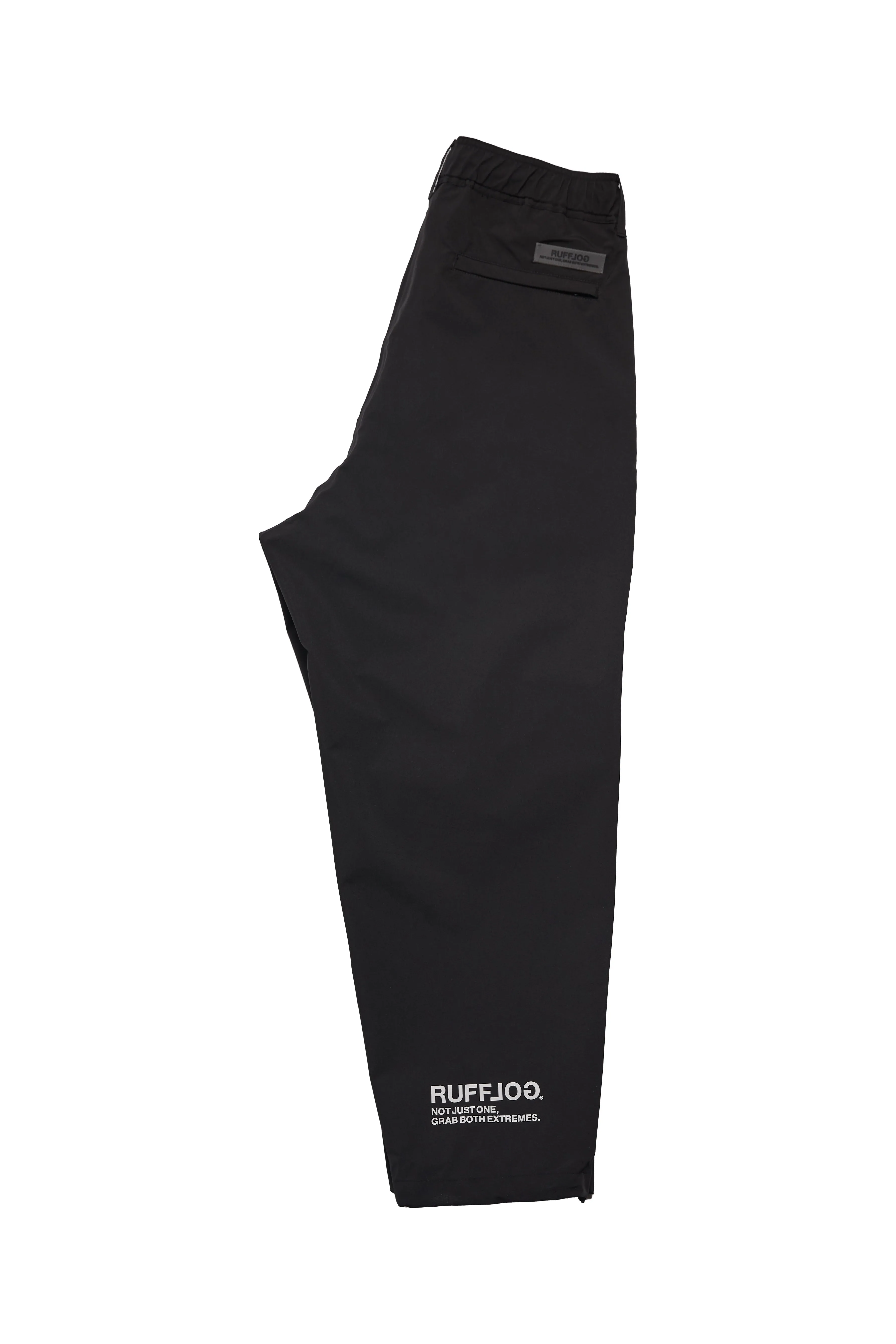 SQUARE LOGO WATERPROOF  PANTS BLACK