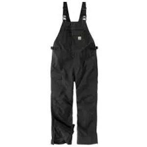 Storm Defender Loose Fit Heavyweight Bib Overall | Black