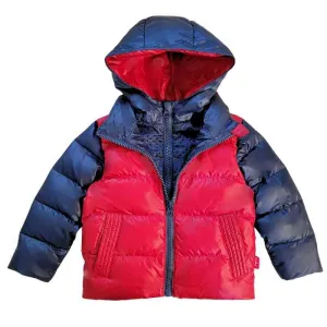 The Road Coat Down - Navy/Red