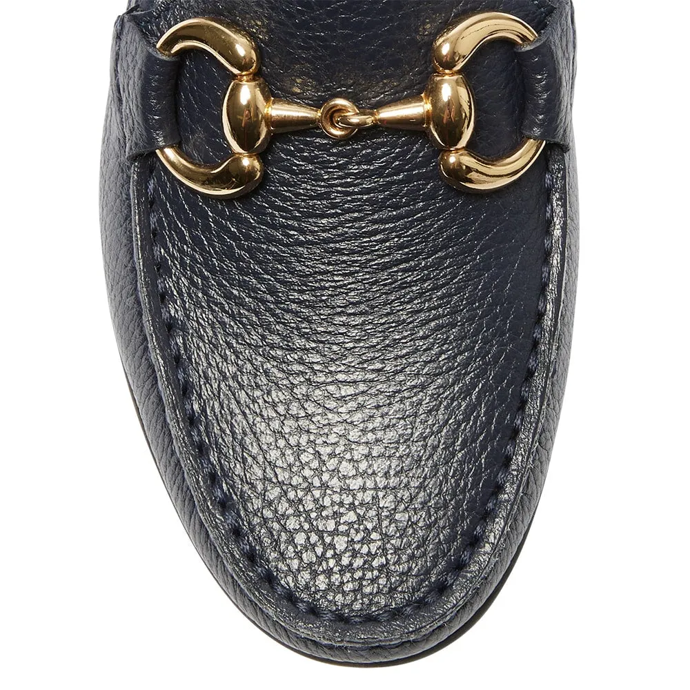 Tuscany Loafer in Navy Leather