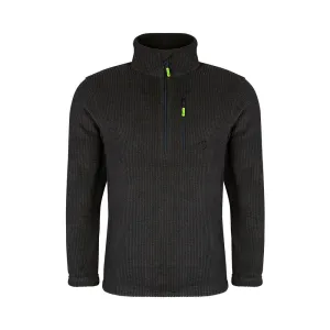 Wolf Half-Zip Knitted Fleece Olive