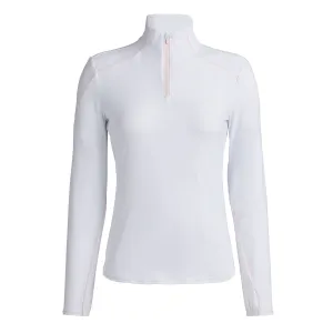 Womens Sun Shield Silky Tech Nylon Quarter Zip Base Layer Snow - AW23