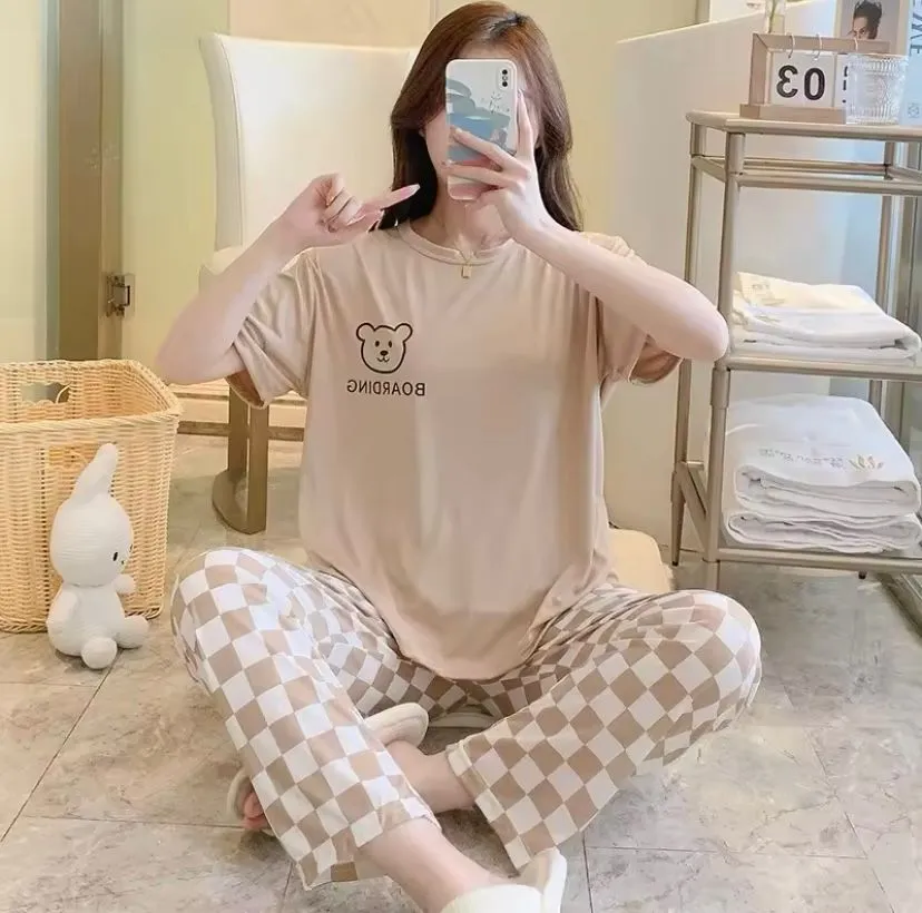 Women's Three-Piece Sleepwear Home Wear Comfortable Pajamas 487914 (0)